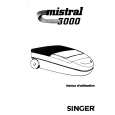 SINGER MISTRAL 3000 Manual de Usuario