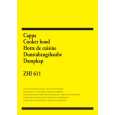 ZANUSSI ZHI611GM Manual de Usuario