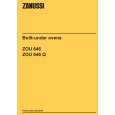 ZANUSSI ZOU646QX Manual de Usuario