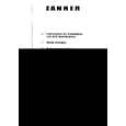ZANKER WF2050 Manual de Usuario