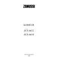 ZANUSSI ZCS6632W Manual de Usuario