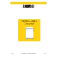 ZANUSSI DWS909W Manual de Usuario