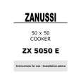 ZANUSSI ZX5050E Manual de Usuario