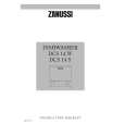 ZANUSSI DCS14S Manual de Usuario