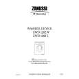 ZANUSSI ZWD1262S Manual de Usuario