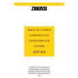 ZANUSSI ZGF643ICI Manual de Usuario