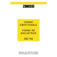 ZANUSSI ZBC762N Manual de Usuario