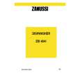ZANUSSI ZDI4041W Manual de Usuario