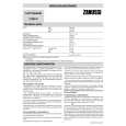 ZANUSSI T803V-1 Manual de Usuario