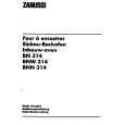ZANUSSI BN314 Manual de Usuario