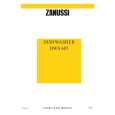 ZANUSSI DWS685 Manual de Usuario