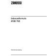 ZANUSSI ZOB765X Manual de Usuario