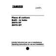 ZANUSSI ZH741ST Manual de Usuario
