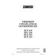 ZANUSSI ZCF310 Manual de Usuario