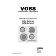 VOSS-ELECTROLUX DEK2430-AL VOSS/HIC- Manual de Usuario