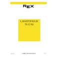 REX-ELECTROLUX TS12XE Manual de Usuario