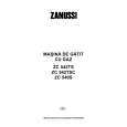 ZANUSSI ZC542TS Manual de Usuario