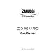 ZANUSSI ZCG7550WN Manual de Usuario