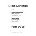 SCHULTHESS PERLASG55 WS Manual de Usuario