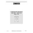 ZANUSSI ZWS3102 Manual de Usuario