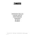 ZANUSSI ZI7075F Manual de Usuario