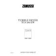 ZANUSSI TCS584EW Manual de Usuario