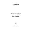 ZANUSSI ZCE560MW Manual de Usuario