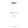 REX-ELECTROLUX FGT2XE Manual de Usuario