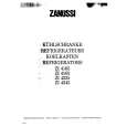 ZANUSSI ZI4163 Manual de Usuario