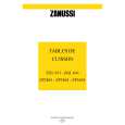 ZANUSSI ZP 5405 Manual de Usuario
