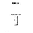 ZANUSSI ZD38X Manual de Usuario
