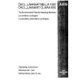 AEG LAVCLARA855-W Manual de Usuario