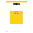 ZANUSSI ZHC940X Manual de Usuario