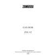 ZANUSSI ZGL62iB Manual de Usuario