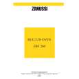 ZANUSSI ZBF260W Manual de Usuario
