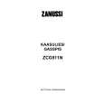 ZANUSSI ZCG511N Manual de Usuario