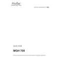 MOFFAT MGH700 Manual de Usuario