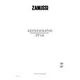 ZANUSSI ZT140 Manual de Usuario