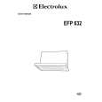 ELECTROLUX EFP632X/A Manual de Usuario