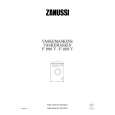 ZANUSSI F1001V Manual de Usuario