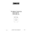 ZANUSSI TDS382W Manual de Usuario