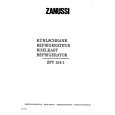 ZANUSSI ZFT154-1 Manual de Usuario