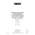 ZANUSSI FJE1204 Manual de Usuario