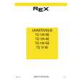 REX-ELECTROLUX TQ12A-AE Manual de Usuario