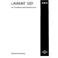 AEG LAV1201 Manual de Usuario