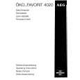 AEG FAV4020-WUE Manual de Usuario