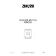 ZANUSSI ZJD1285 Manual de Usuario