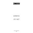 ZANUSSI ZCC6637X Manual de Usuario