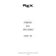 REX-ELECTROLUX FMT50X Manual de Usuario