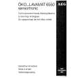 AEG LAV6550SENS. Manual de Usuario